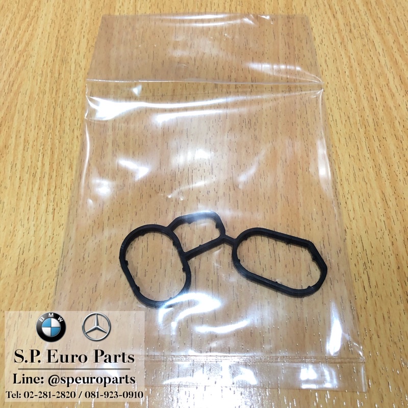 ปะเก็นฐานกรองเครื่อง BMW รุ่น E46, E90, X1 E84 เครื่อง N42, N46 เบอร์อะไหล่ 11427508970