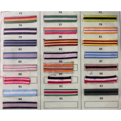 (10 มิล 160 หลา) เทปริ้วสี ริบบิ้น กุ้นริ้วสี ก้างปลา ตกแต่งเสื้อผ้า กระเป๋า