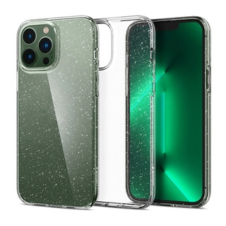 SPIGEN เคสสำหรับไอโฟน 13 / 13 Pro / 13 Pro Max  Liquid Crystal Glitter เคสซิลิโคน, เคสบาง, เคสกันกระแทก, เคสใส : Crystal