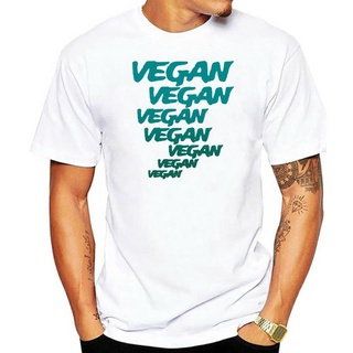 [COD]เสื้อยืดแขนสั้น ผ้าฝ้าย 100 พิมพ์ลายมังสวิรัติ VEGAN แนวสตรีท สําหรับผู้ชาย ไซซ์ 6xlS-5XL