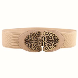 Fin 1 เข็มขัดผู้หญิง Womens Belt รุ่น B1832 - สีครีม