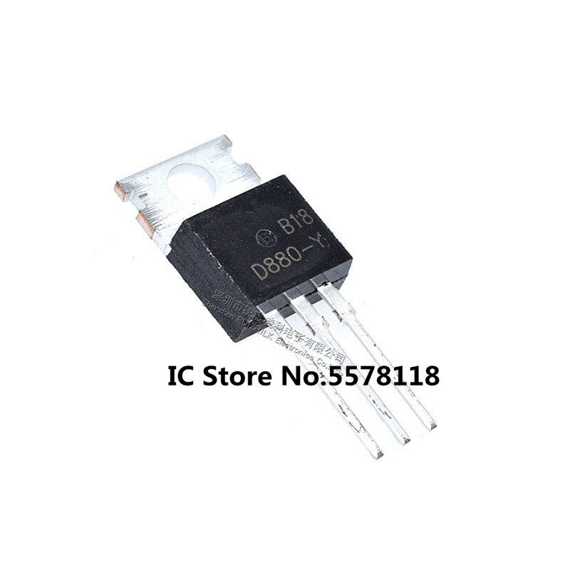 ทรานซิสเตอร์ D880 Ksd880Y To-220 Npn 3a 60v