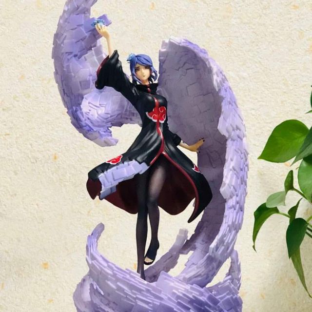 39cm Anime Naruto Shippuden AKATSUKI Konan PVC Figure Statue Toy KONAN