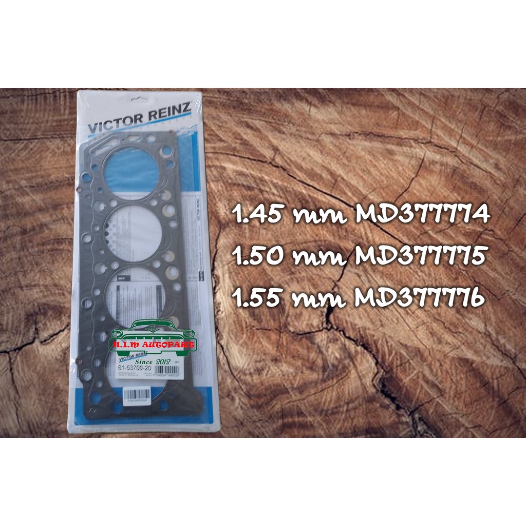 ปะเก็นฝาสูบ TRITON 2.5(4D56T)8V  VICTOR REINZ