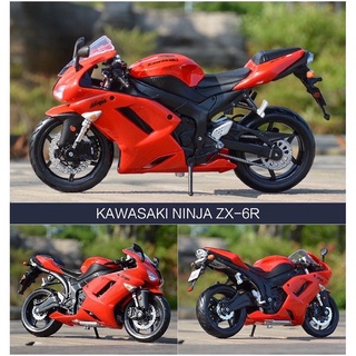 รถมอเตอร์ไซต์ 1:12 Kawasaki Ninja ZX-6R [Maisto]