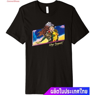 เสื้อเบลาส์ เสื้อยืดยอดนิยม Marvel X-Men Rogue Hey Sugah! 90s Premium T-Shirt Mens Womens T-shirts