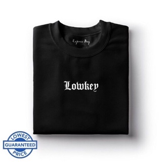 เสื้อวินเทจผญ เสื้อเด็กหญิง เสื้อ TSHIRT LOWKEY ปรับแต่ง / คําสั่ง / tees / unisex / คุณภาพสูง 9()