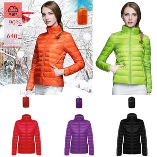 🎀พร้อมส่ง🎀 เสื้อกันหนาวขนเป็ดพร้อมถุงเก็บ รุ่น Ultra Light Down Jacket บางสุด เบาสุด อุ่นสุด-11718