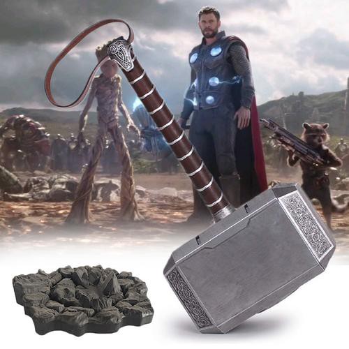 The Avengers Thor's Hammer Cos Prop Model Decoration Toy Quake Hammer