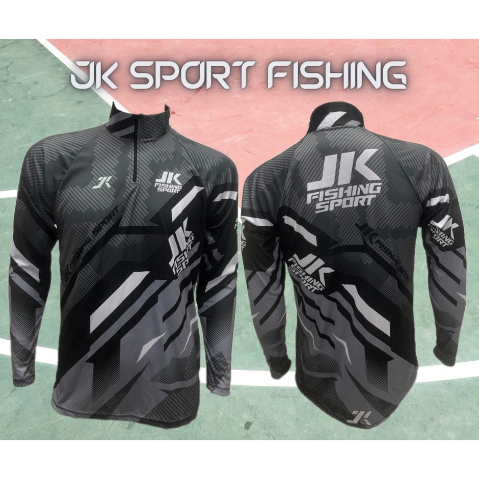 เสื้อตกปลา JK Thailand กันยูวี ลาย JK SPORT  ป้องกันรังสี UV 80% แห้งเร็ว