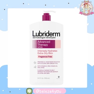 (Pre Order) 🇺🇸 #พรีเมกา Lubriderm Advanced Therapy Fragrance-Free Lotion, Vitamin E, 24 fl. oz