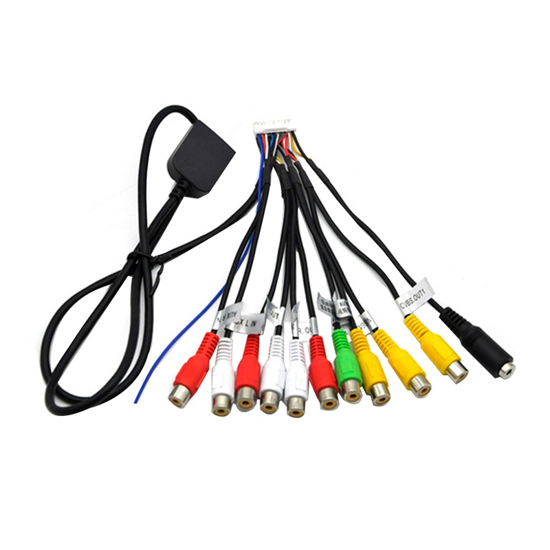 ⭐อะแดปเตอร์สายสัญญาณวิทยุสเตอริโอ RCA ซับวูฟเฟอร์ Aux-in 3.5 มม. ตัวเมีย 20Pins สําหรับรถยนต์ ราคา ถูกที่สุด ดีลบีเคเค แกลเลอรีภาพที่ 2