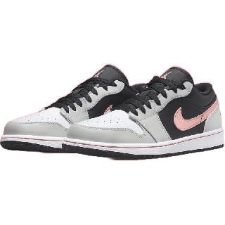 ทักแชทรับโค้ด Nike Air Jordan 1 Low "Black Grey Pink" (553558-062) สินค้าลิขสิทธิ์แท้ Nike