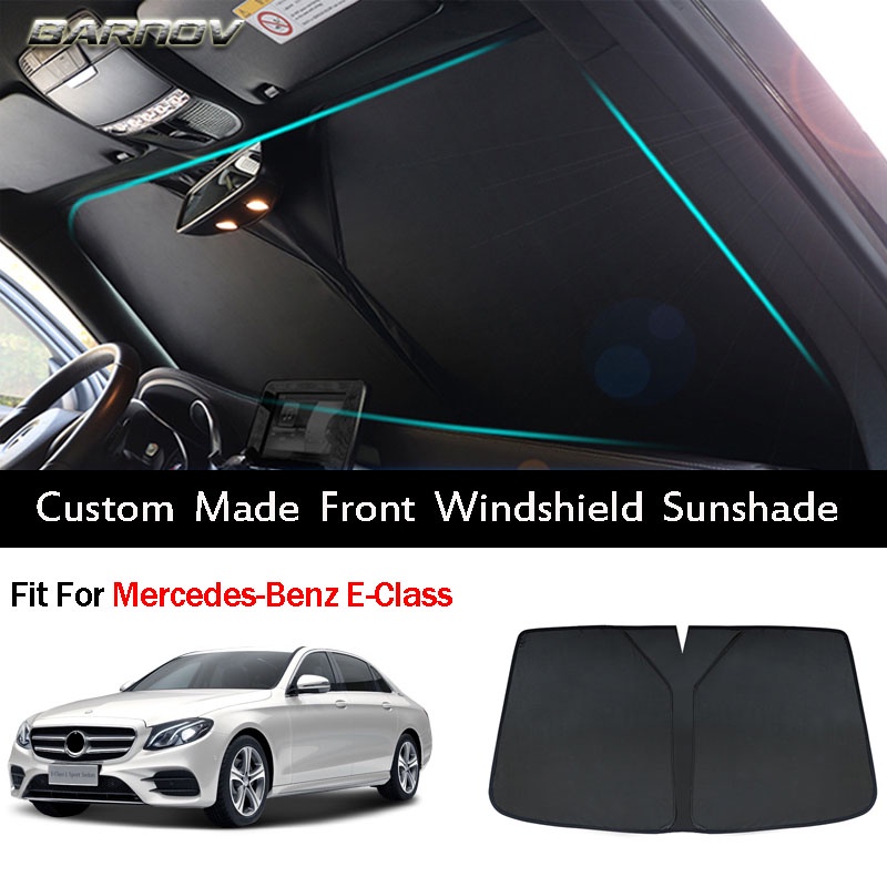 Custom-fit ม่านบังแดดรถยนต์สําหรับ Mercedes-Benz E-Class W124 W210 W211 W212 W213 ความร้อน Sun Visor