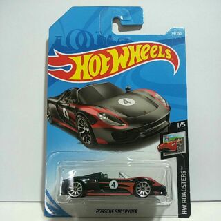 รถเหล็ก Hot wheels PORSCHE 918 SPYDER (lb005)