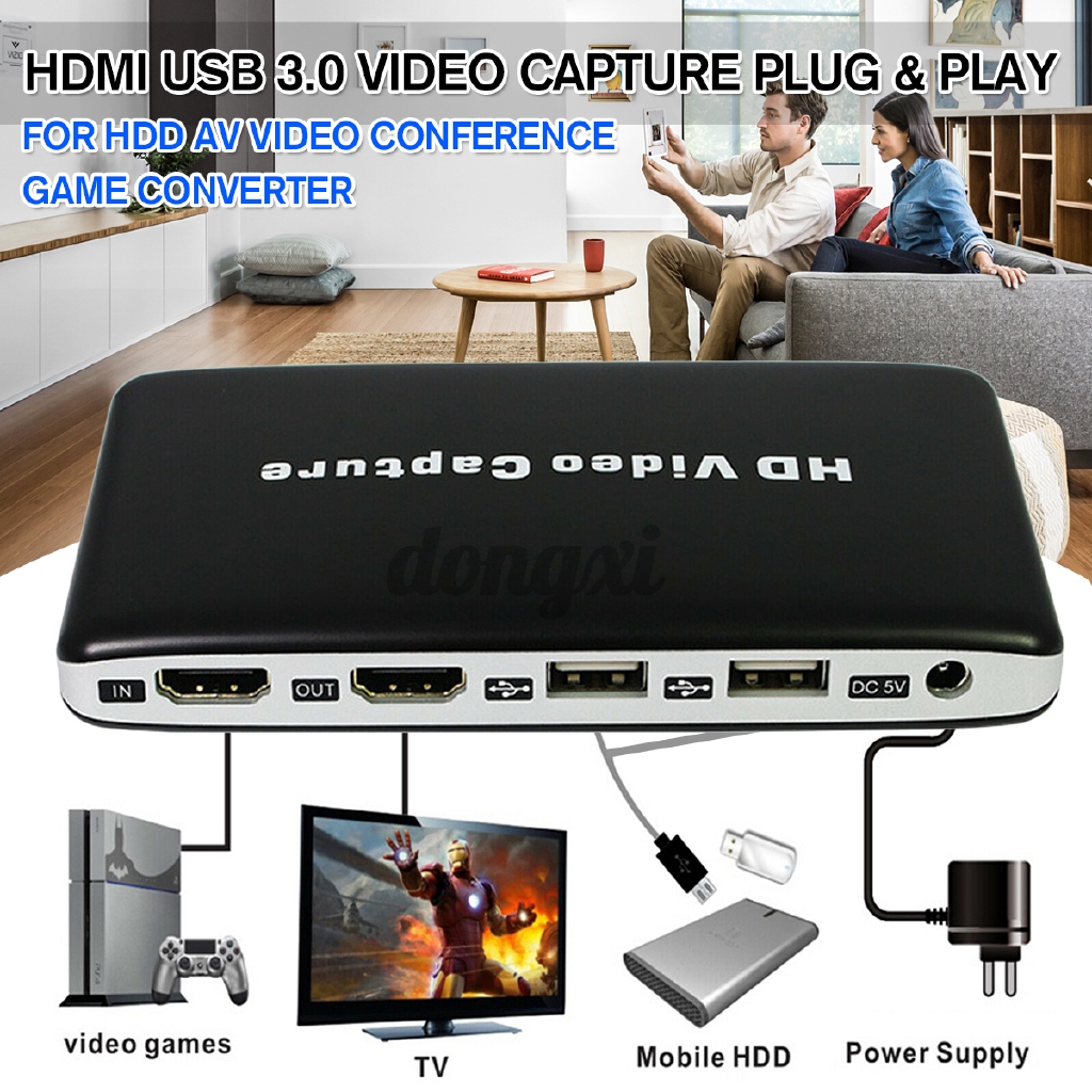 ezcap 284 1080P HD HDMI Video Capture Box Card,Game Recorder for ...