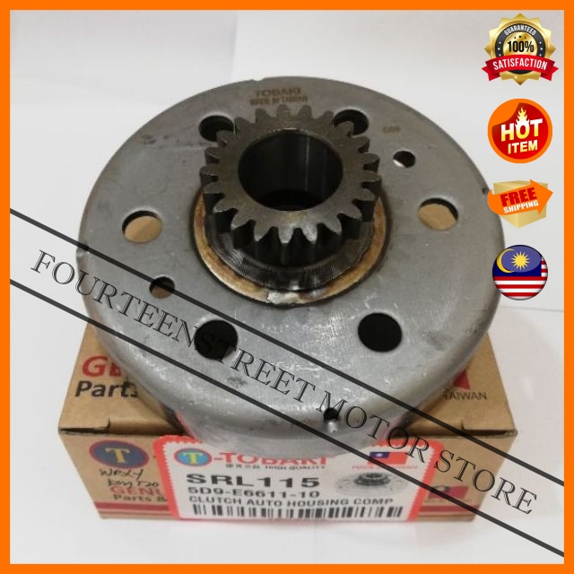 Tobaki SRL 115 SRL115 Lagenda Auto Clutch Comp Assy Mangkuk รองเท้าคาร์บูเรเตอร์รถจักรยานยนต์ Motosi