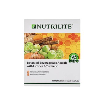 New!! Botanical Beverage Mix Acerola with Licorice &amp; Turmeric บรรจุ 30 ซอง