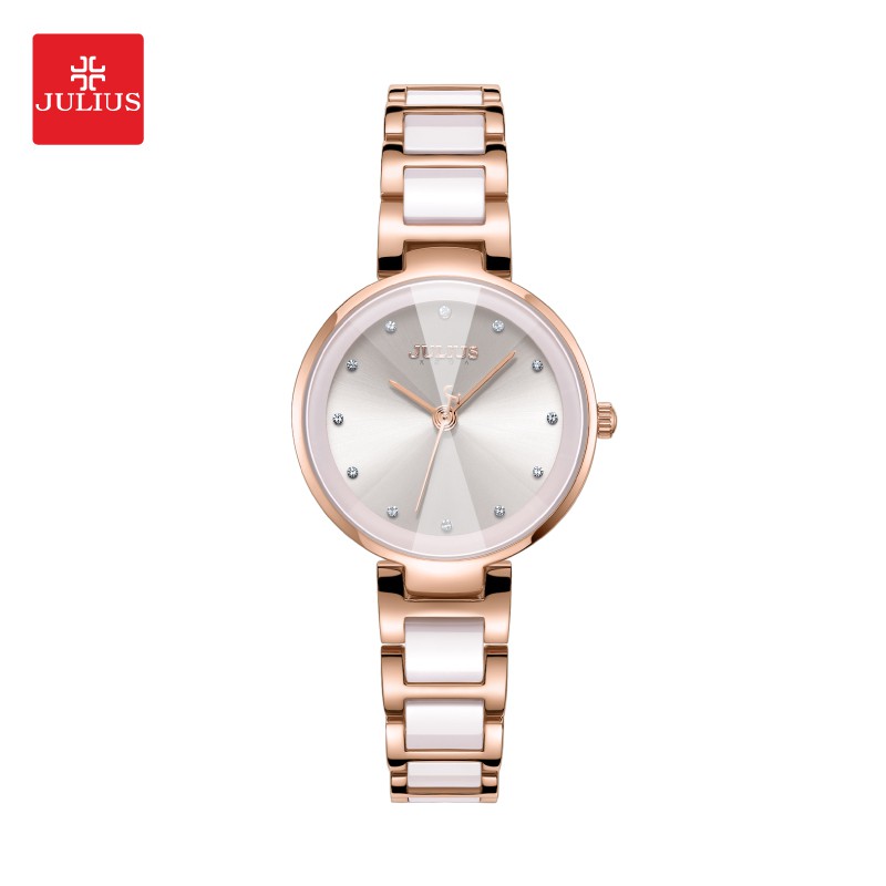 JULIUS นาฬิกาผู้หญิง หรูแพงสายแฟชั่น Collection Glow Glam รุ่น JA-1209