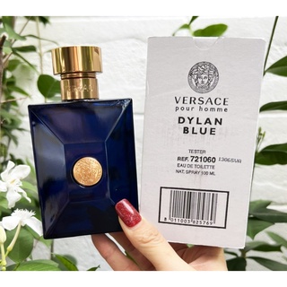 Versace Dylan Blue Pour Homme Eau de Toilette 100ml  กล่องเทสเอตร์(เช็คสต้อคทางแชทก่อนทำรายการนะคะ)