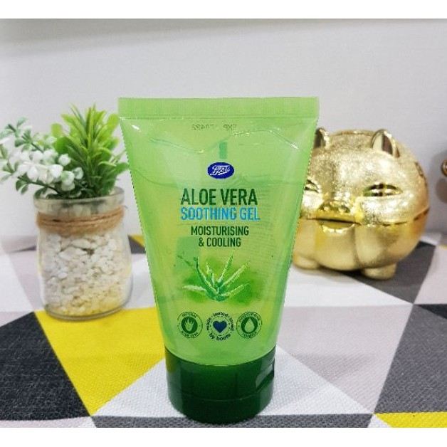 Boots Aloe Vera Soothing gel 100ml Shopee Thailand