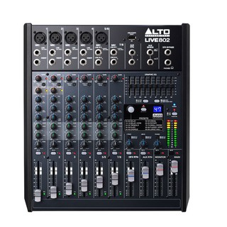 ALTO LIVE 802  มิกเซอร์อนาล็อก 8 CH (สินค้าของแท้ 100% ประกันศูนย์ไทย)