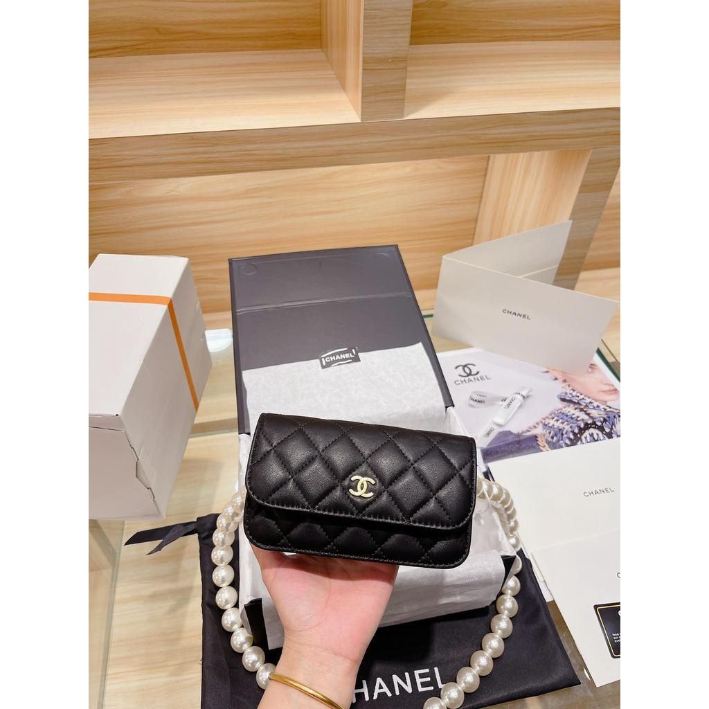 กระเป่า กระเป๋าของแท้Original Chanel Pearl Woc Mini Fortune Bag Chain Bag  Women Bags Shoulder Bag | Shopee Thailand