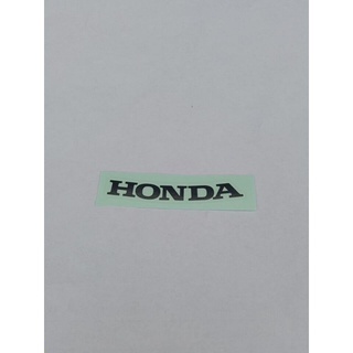 สติ๊กเกอร์แท้HONDA 60mm.87120-KTM-950ZA,สีดำพื้นใส ติดครอบแฮนด์หน้าเวฟ125S,iรุ่นไฟเลี้ยวบังลมรุ่นคาร์บู,1ชิ้น