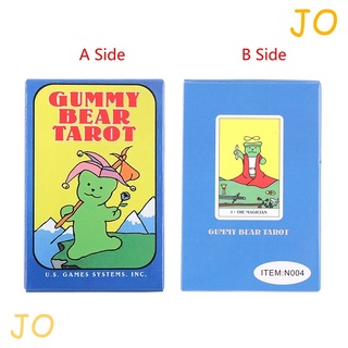 【COD】Gummy Bear Tarot ไพ่ดูดวง ไพ่ทาโรต์ การ์ดเกมไพ่ทาโรต์ Party Board Game