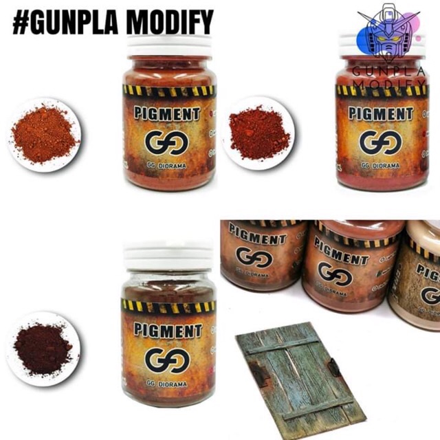 GG DIORAMA Pigment สีผงฝุ่น โทนสนิม 80 ml