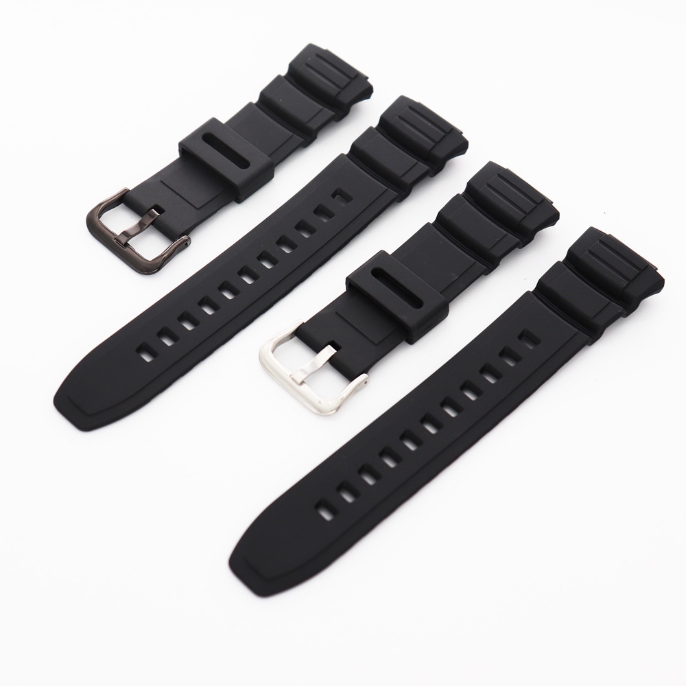 สายนาฬิกาข้อมือซิลิโคนทนทานสําหรับ Casio Mcw-100H 110H W-S220 Hdd-S100
 #1