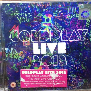 (ซีดี + ดีวีดี) Coldplay - Live 2012