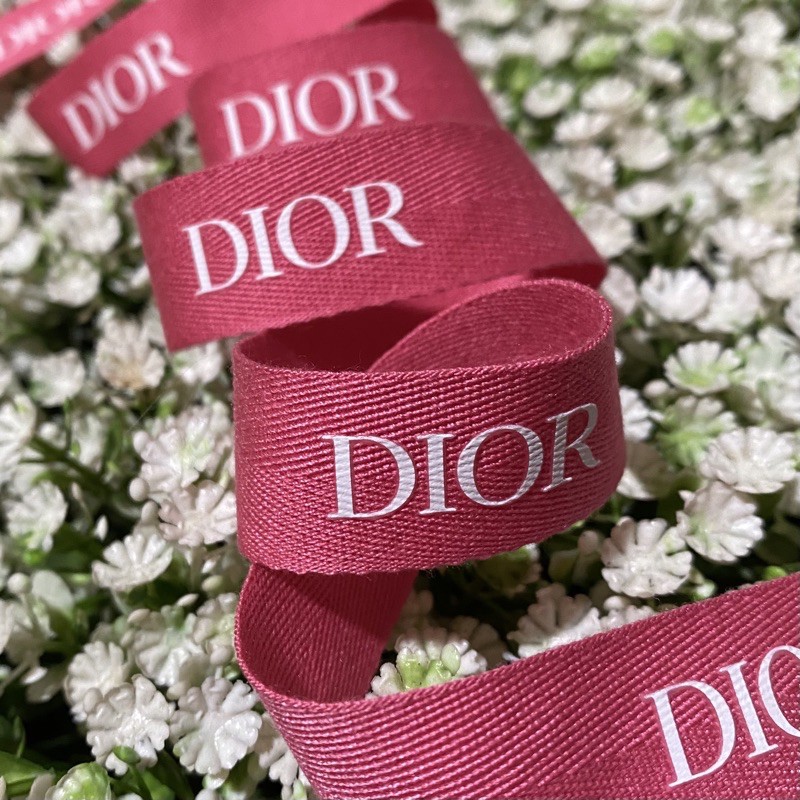 最高品質 【dior】1ロール/ディオールリボン୨୧⋆*グリーンすずらん柄