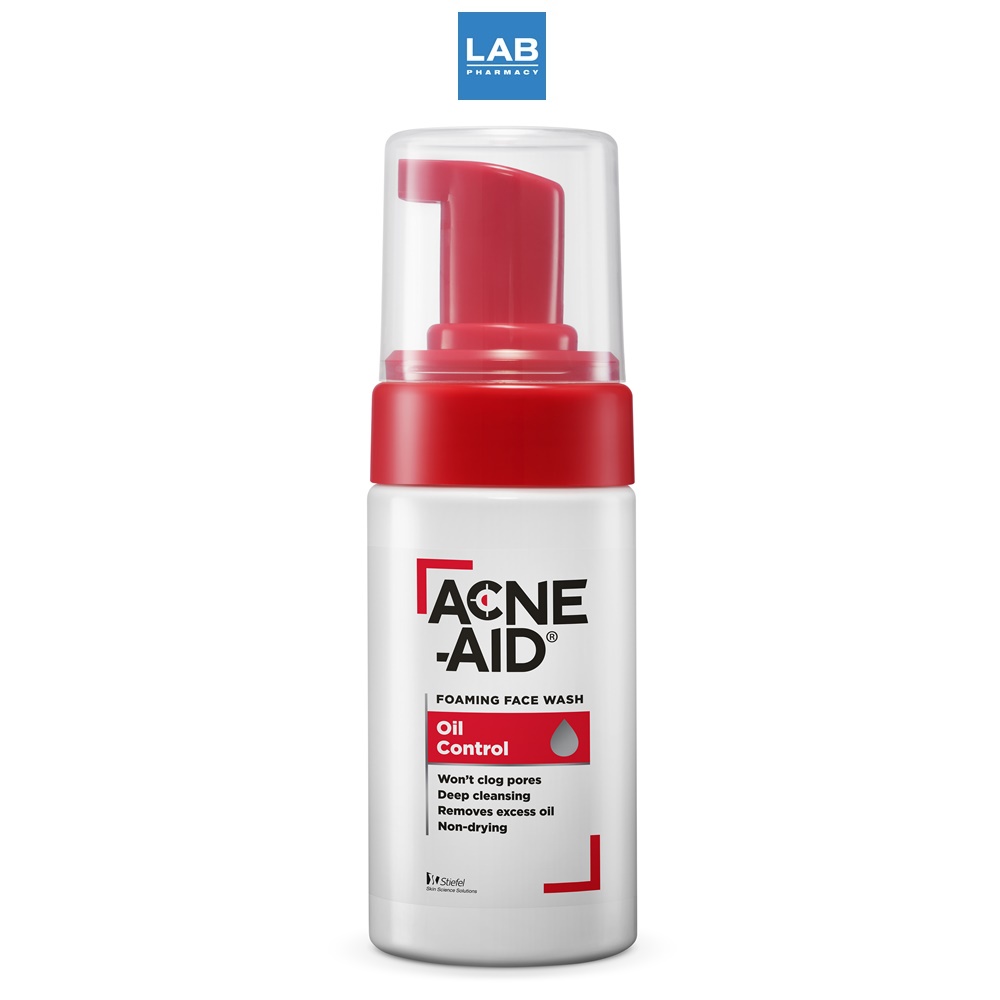 Acne-Aid Foaming Face Wash Oil Control 100 ml. - แอคเน่-เอด ผลิตภัณฑ์ทำความสะอาดผิวหน้า เนื้อโฟม สำหรับ ผิวมัน เป็นสิวง่าย 1 ขวด