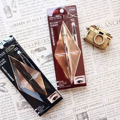 NOVO Eyeliner อายไลเนอร์  อายไลเนอร์ปากกา เขียนง่าย เส้นคม ติดทนทั้งวัน!
