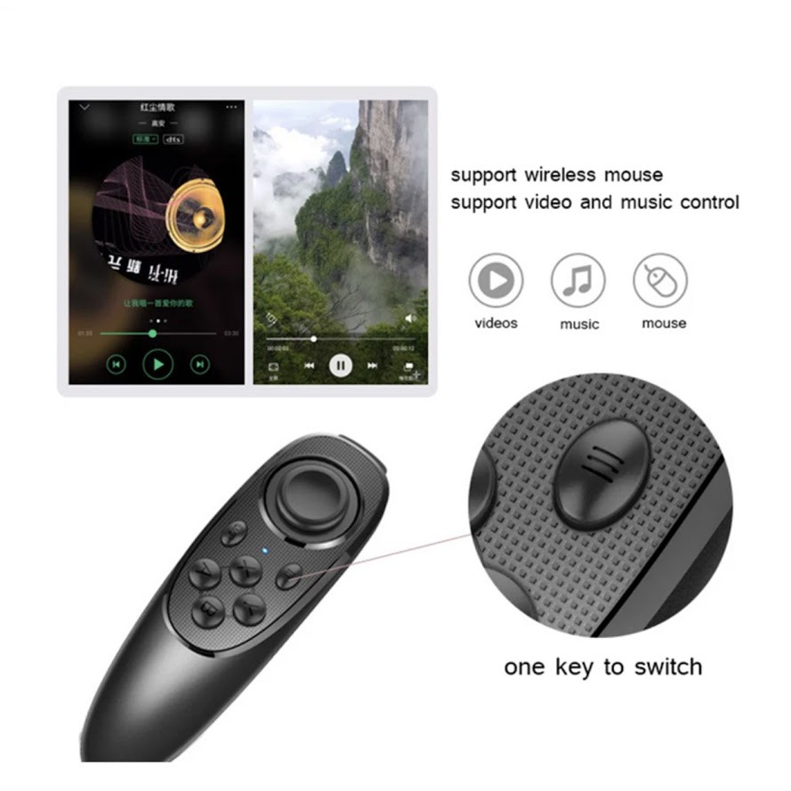 พร้อมส่ง MOCUTE 052 VR รีโมทคอนโทรลไร้สายควบคุมสำหรับ iOS สมาร์ทโฟน Android Wireless gamepad สำหรับ VR controller