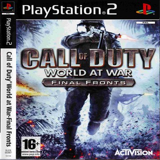 แผ่นเกมส์ PS2 (คุณภาพ) (ส่งไว) Call of Duty - World at War (USA)