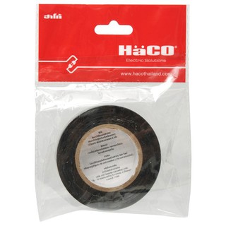 🔥The Best!! ฮาโก้ เทปพันสายไฟ 18 ม. HACO Electrical Wire Tape 18 m.