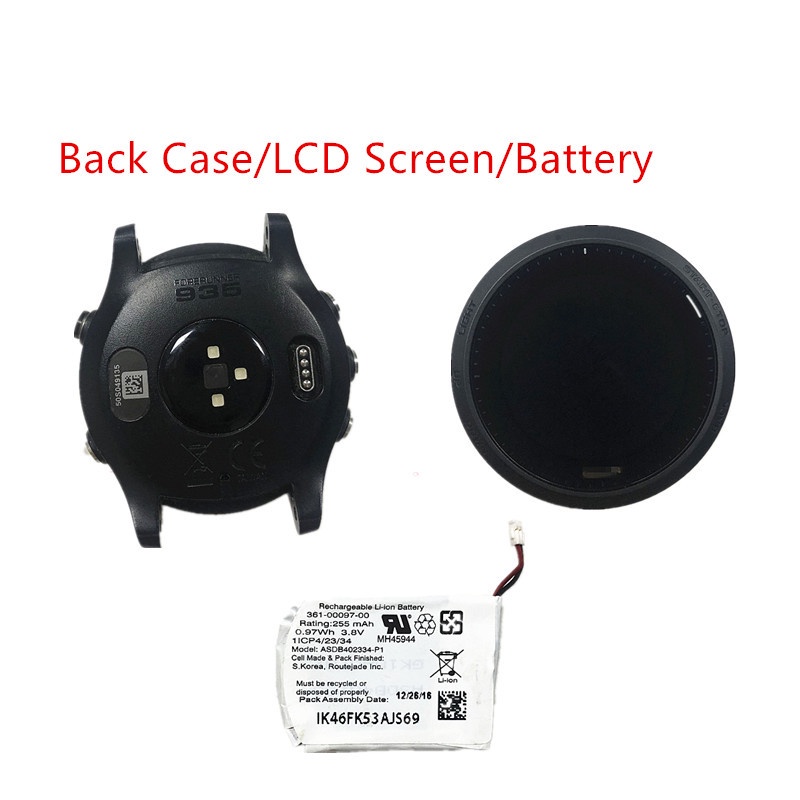 For Garmin Forerunner 935 GPS  Replacement Repair Genuine LCD Screen /Back Case(Without Battery) /36