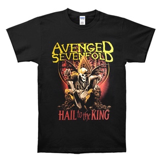 เสื้อยืดลำลองเสื้อยืด ลาย Avenged Sevenfold Hail To The King สําหรับผู้ชายS to4XL