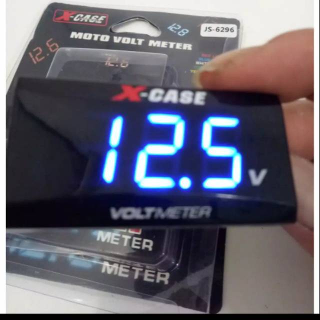 DIGITAL-CANTER AKI VOLT METER DIGITAL VARIATION WATERPROOF ALL MOTORCYCLES UNIVERSAL MODEL KOSO X CA