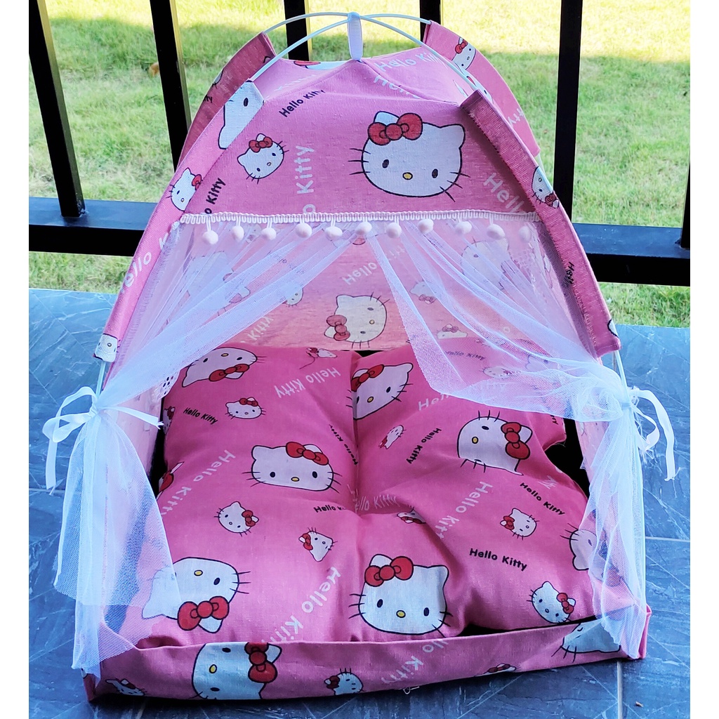 💕เต้นท์แมว ที่นอนแมว💥 L,XL กระโจม เต็นท์แมว ขนาดใหญ่ บ้านแมว บ้านสุนัข ถอดออกได้และล้างทำความสะอาดได้ - รูปที่ 5