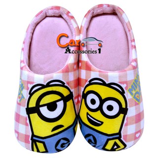 ลิขสิทธิ์แท้ 100% พร้อมส่ง! รองเท้าใส่ในบ้านมินเนี่ยน Minion