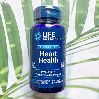 (Life Extension®) Florassist Heart Health 60 Vegetarian Capsules อาหารเสริม โปรไบโอติก สุขภาพหัวใจและหลอดเลือด ดูแลระดับคอเลสเตอรอล