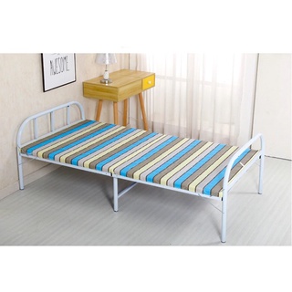 เตียงพับ เตียงเดี่ยว เตียงพกพา เตียง พับได้ พกพาง่ายน้ำหนักเบา  folding bed 187 x 75 x 60 ซม simplegoal