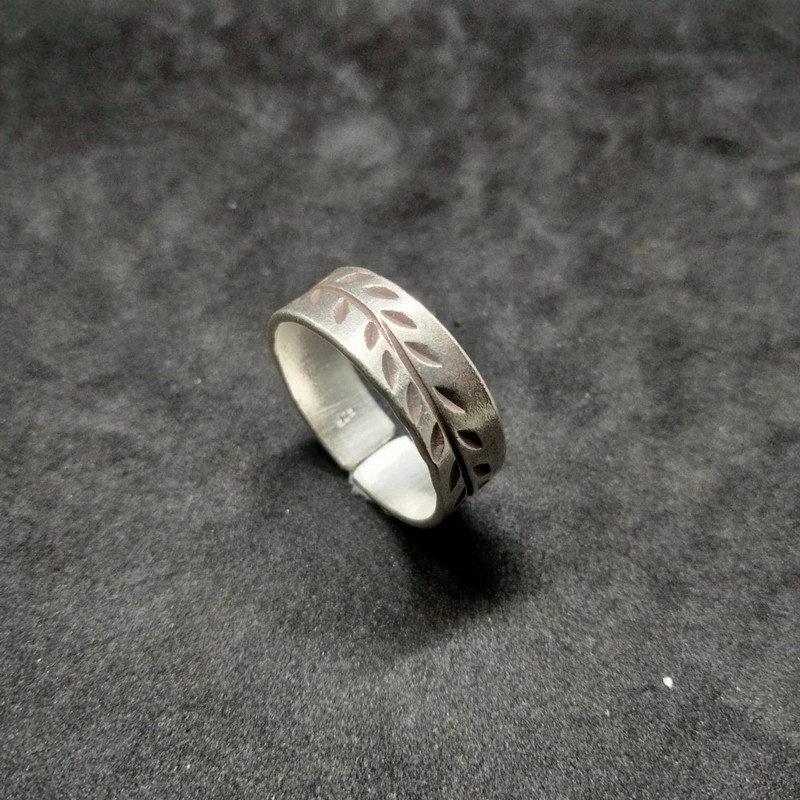 แหวนเงินแท้ ฟรีไซส์ ปรับขนาดได้เอง เครื่องประดับ แหวน แหวนแฟชั่น พร้อมส่ง - รูปที่ 2