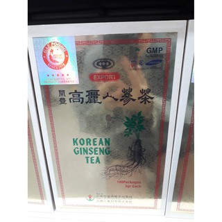 โสมเกปุง เครื่องดื่มโสมเกาหลี 3 กรัม แพค 100ซอง/ korean ginseng tea Gae Poong 100 packages