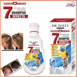 Dr.davey Anti-hair loss&amp;moistening 450ml shampoo ปลูกผม ลดผมร่วง หัวล้าน