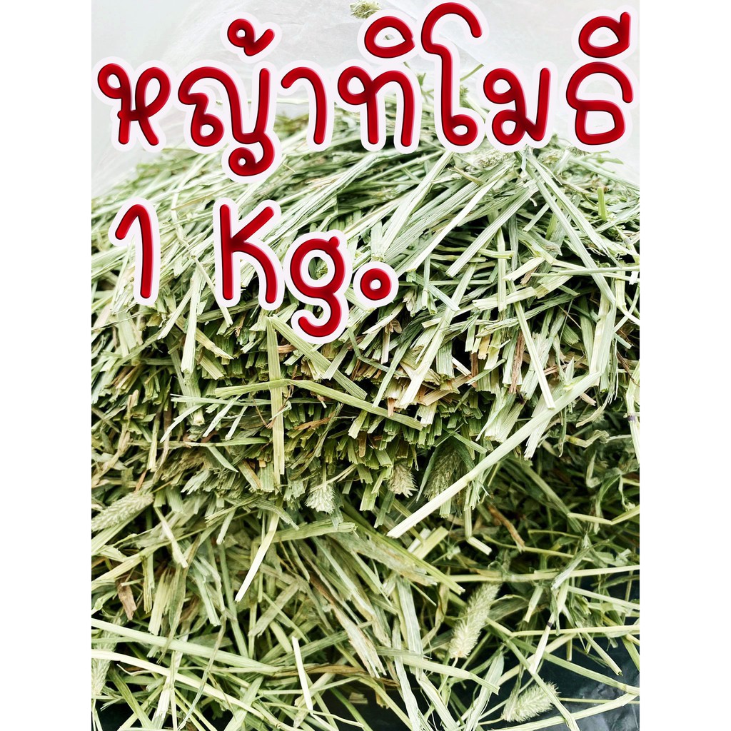 Premium Timothy wildloft หญ้าทิโมธีเกรดพรีเมี่ยม ขนาด 1 kg สำหรับกระต่าย ชินชิล่า แกสบี้