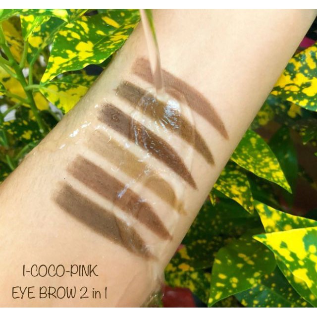 I-COCO-PINK Smart Auto Brow ดินสอเขียนคิ้วหัวออโต้หมุนๆ กันน้ำ กันเหงื่อ - รูปที่ 2